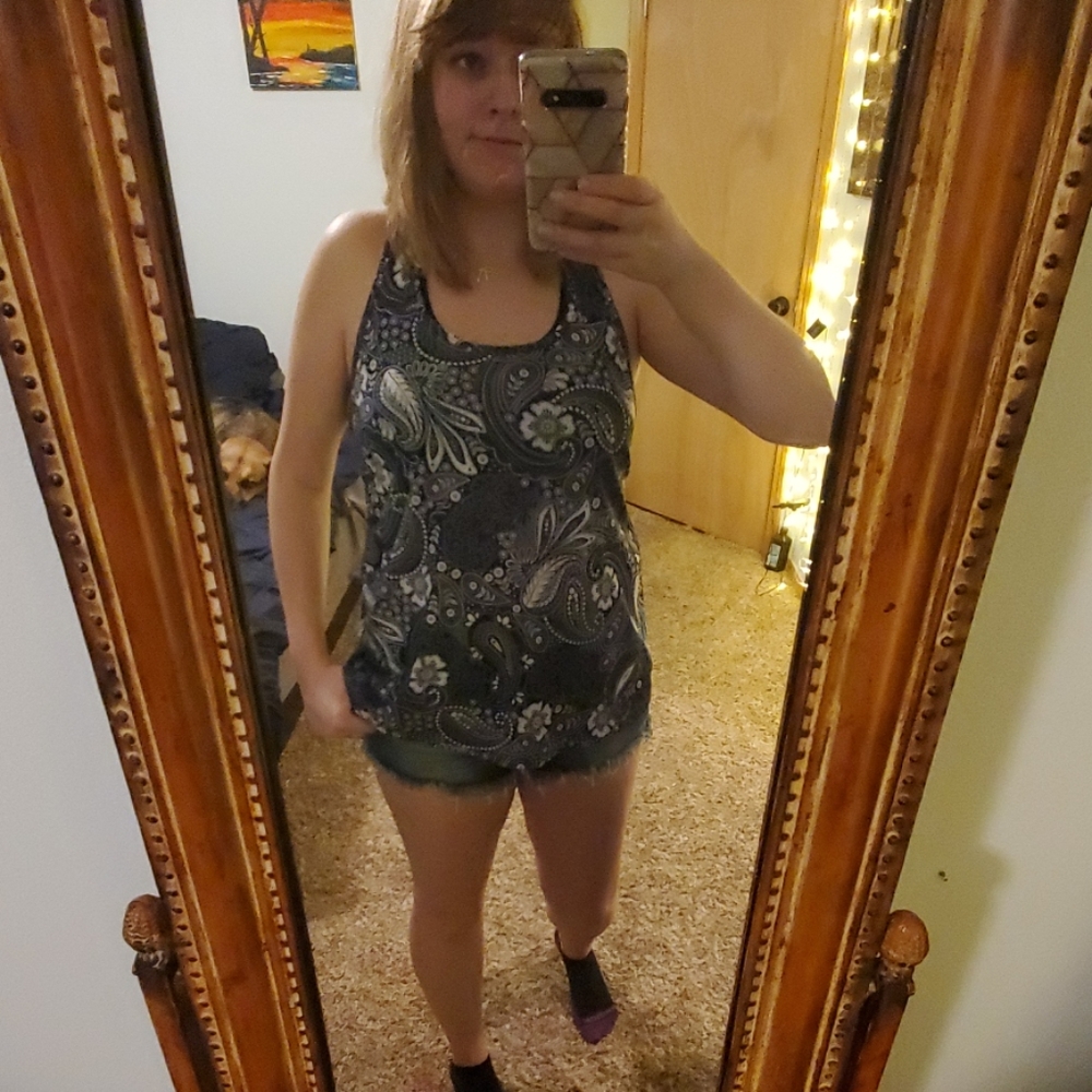 Floral tank top